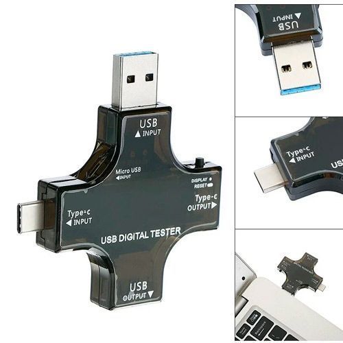 Usb тестер струму напруги ємності, Type-C MicroUSB, Atorch J-7C 7000006822 фото
